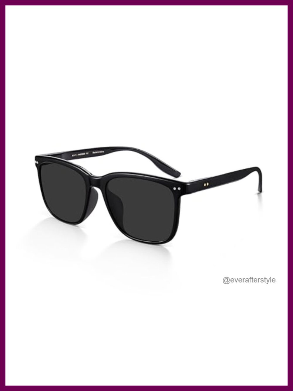 Oversized Square Polarized Sunglasses UV400 Full-Frame Wrap-Around Design